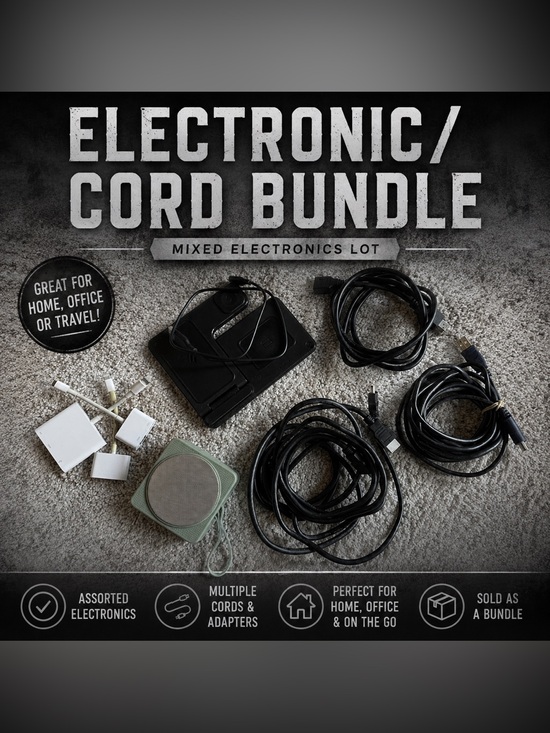 Apple Other - 💗5 for $25💗 Mixed Electronic Cord & Adapter Lot - Black Cords & Adapters